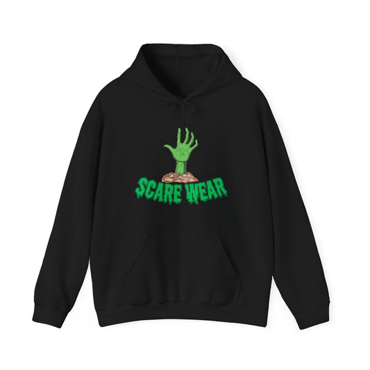 Hoodie — "Scare Wear" Green Zombie Hand  Hoodie