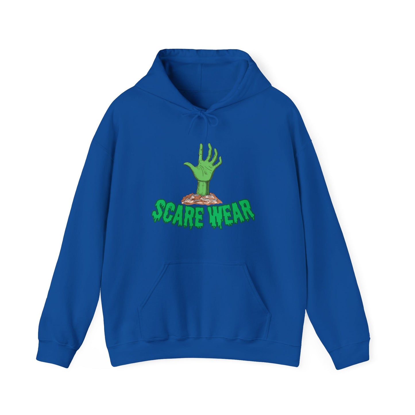 Hoodie — "Scare Wear" Green Zombie Hand  Hoodie